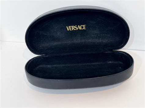 black case versace sunglasses|Versace sunglasses case hard.